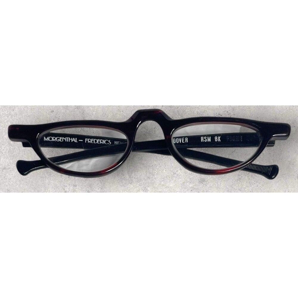 Morgenthal Frederics New York HOOVER RSM BK Eyeglasses Frames USA Rare Vintage